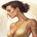 Susuk Emas Plus: Pesona Spiritual untuk Daya Tarik, Cinta, dan Keberkahan Hidup Tanpa Batas gambar wanita cantik dengan dada besar sedikit men